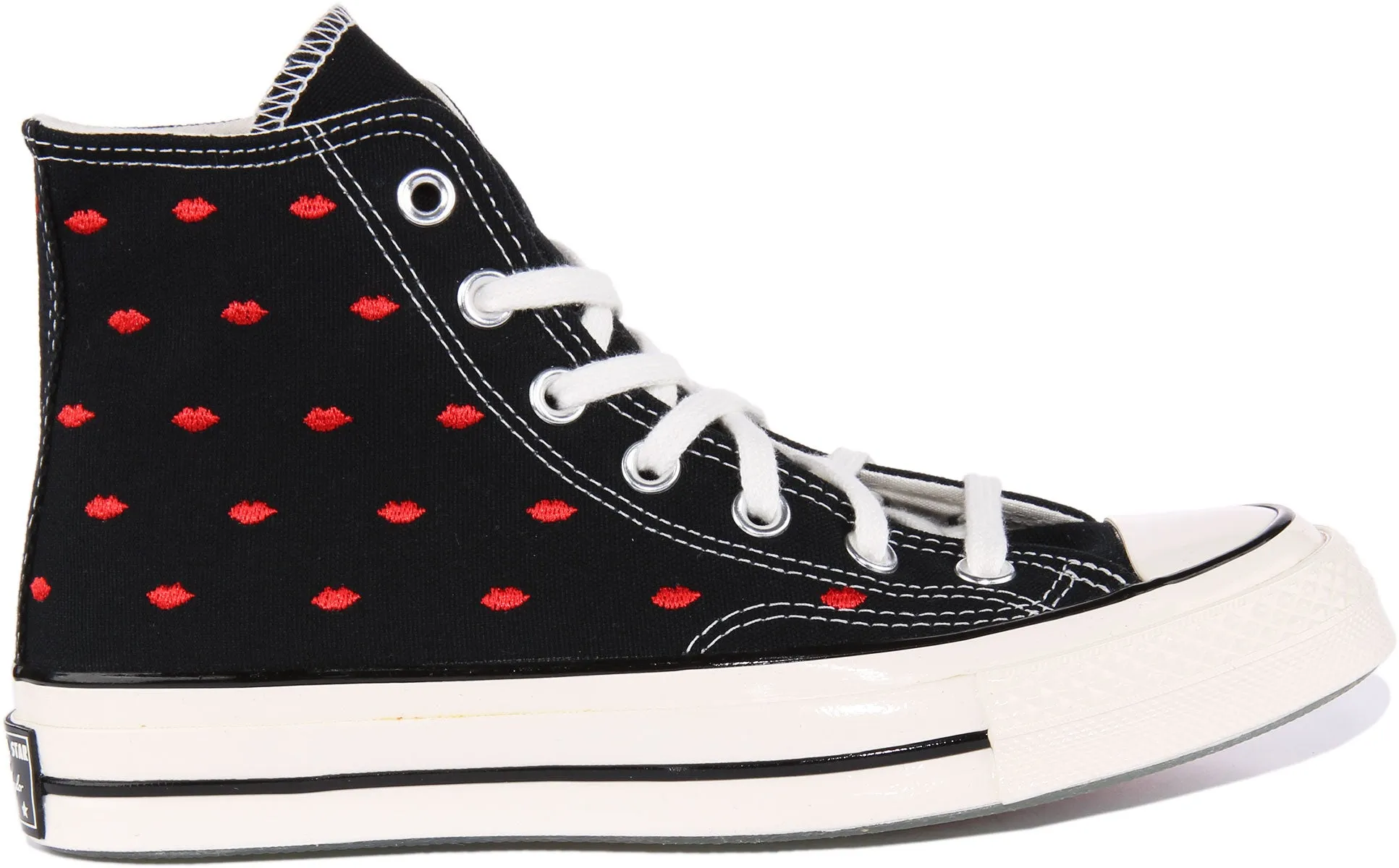 Converse Chuck 70 Lips A01600C In Black Red For Women Shoes Converse