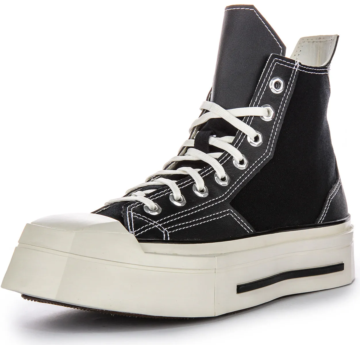 Converse Chuck 70s A06435C De Luxe Squared High In Black Shoes Converse