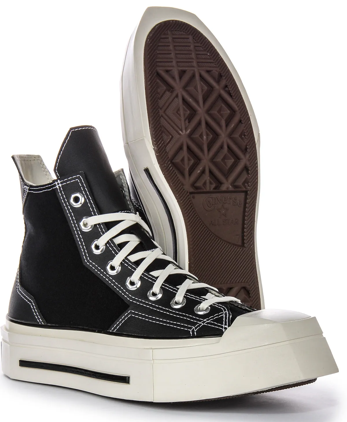 Converse Chuck 70s A06435C De Luxe Squared High In Black Shoes Converse