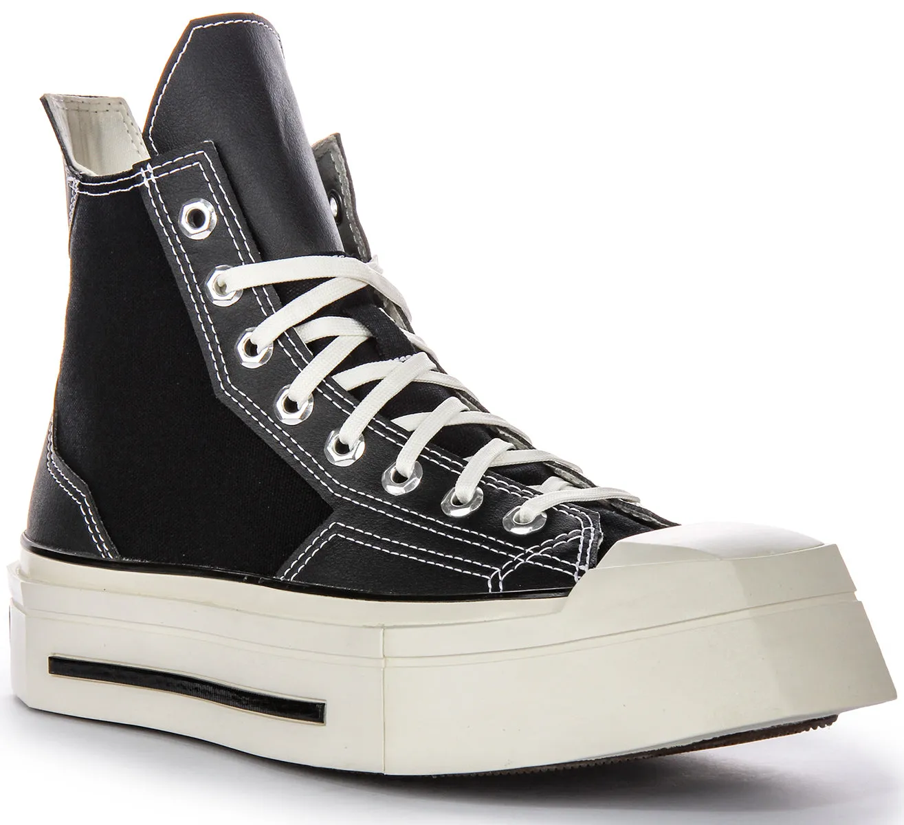 Converse Chuck 70s A06435C De Luxe Squared High In Black Shoes Converse