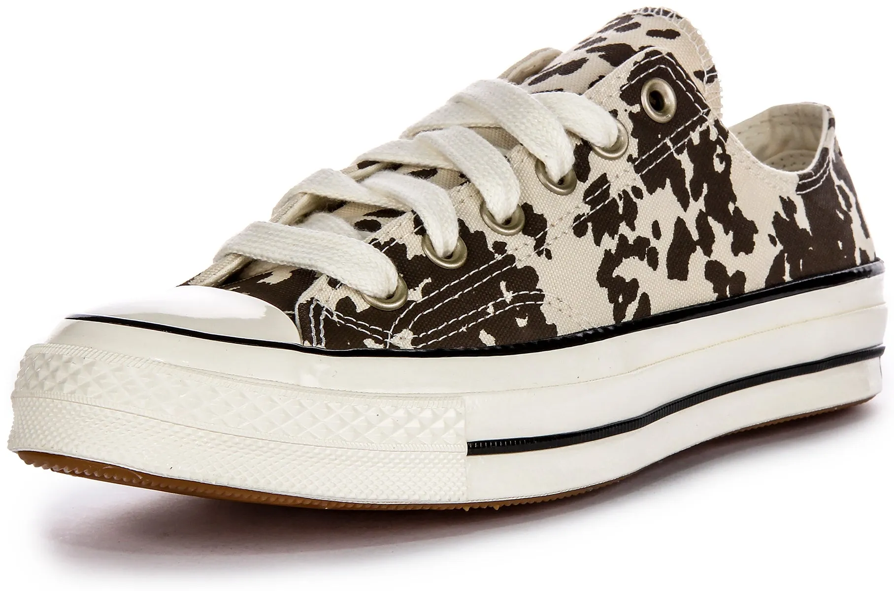 Converse Chuck 70s A10139C In Brown White Cow Print Shoes Converse