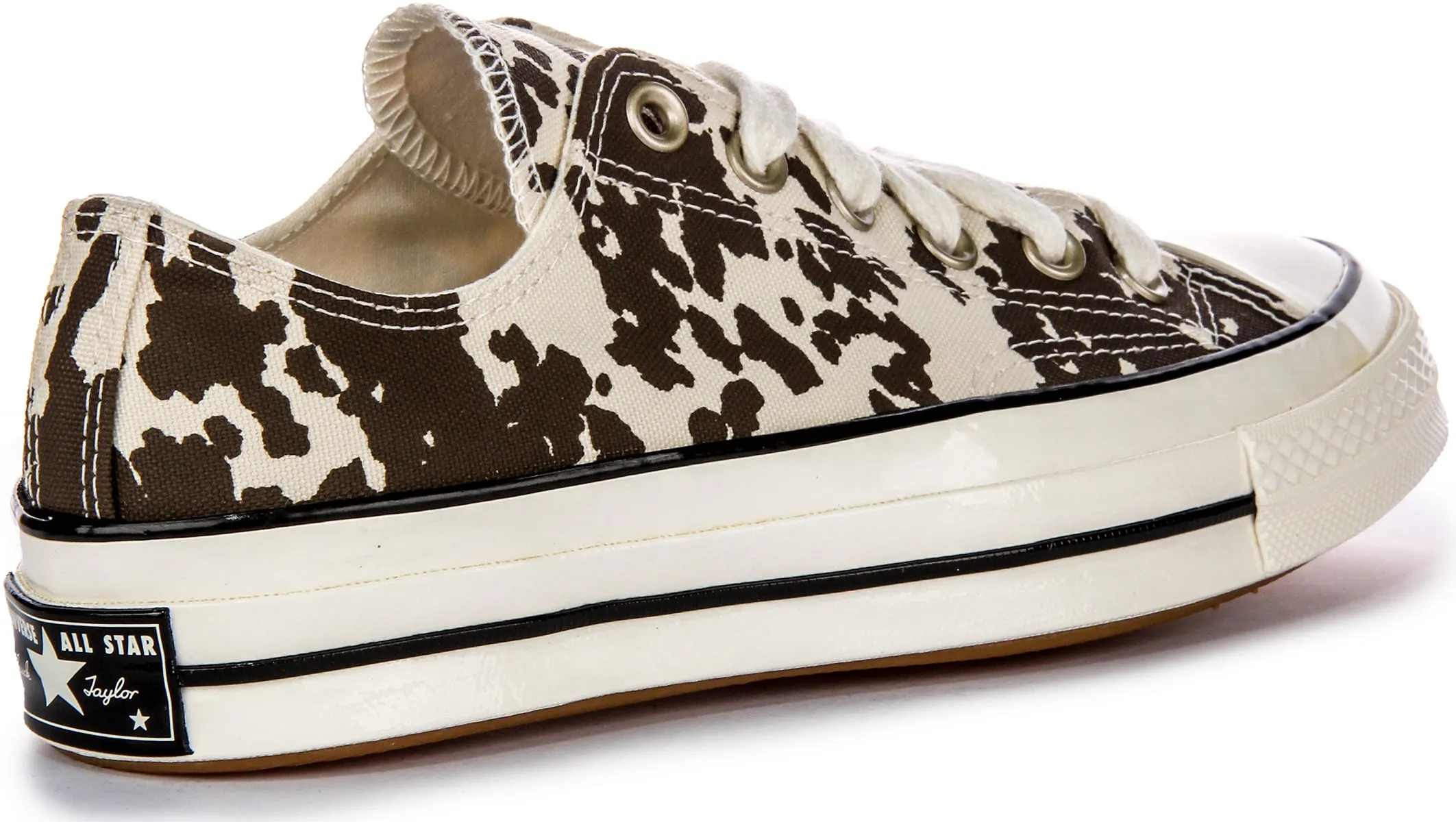 Converse Chuck 70s A10139C In Brown White Cow Print Shoes Converse