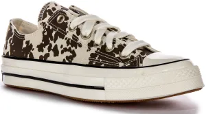 Converse Chuck 70s A10139C In Brown White Cow Print Shoes Converse