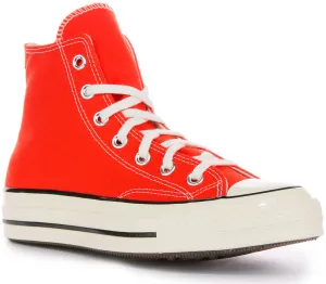 Converse Chuck 70s Hi A06525C In Bright Red Shoes Converse