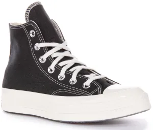 Converse Chuck 70s Hi A07108C In Black White Flower Shoes Converse