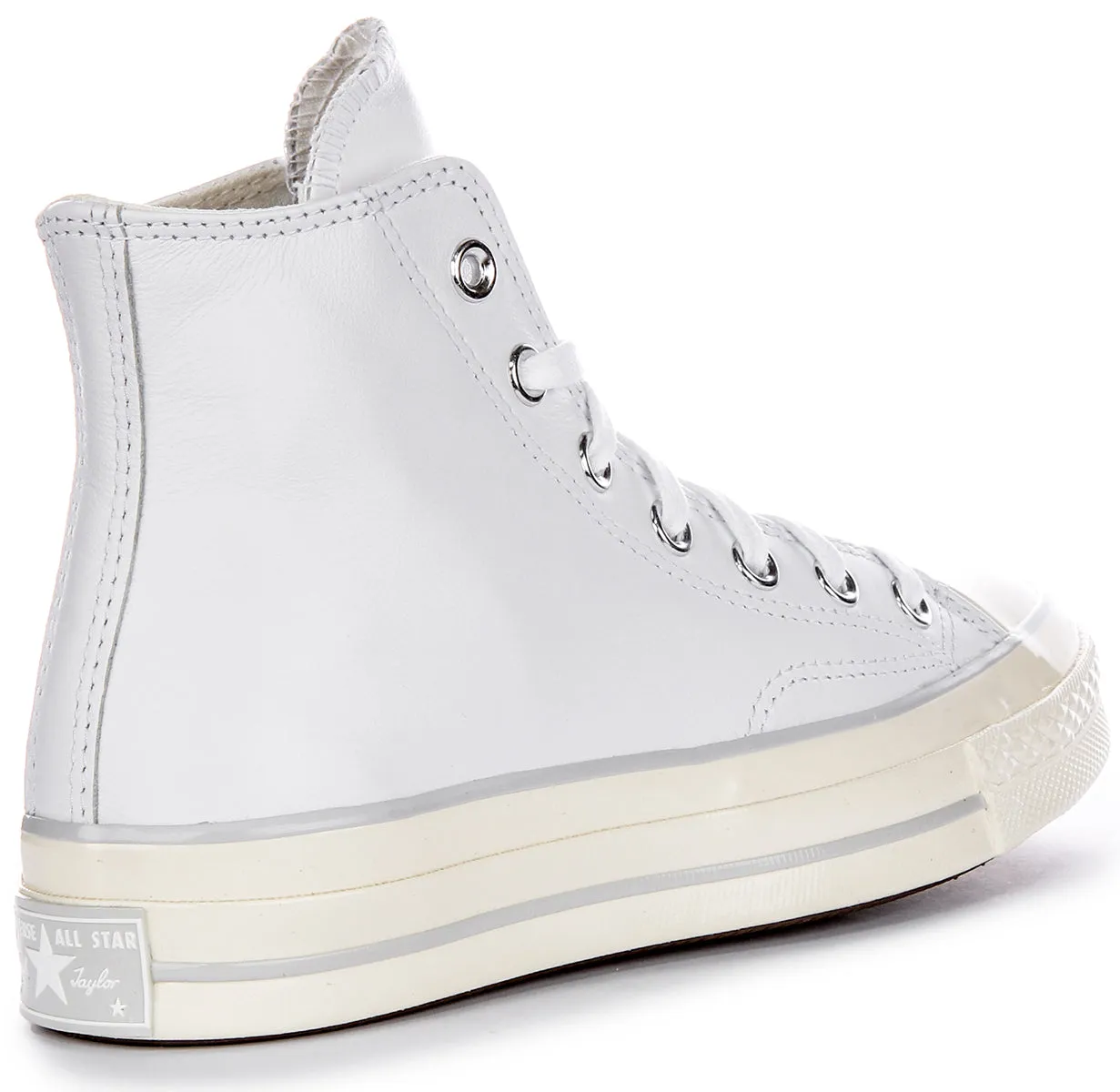 Converse Chuck 70s High A07201C In White Leather Shoes Converse