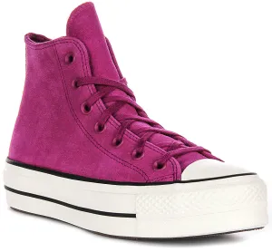 Converse Chuck Taylor All Star A11143C In Violet Suede Shoes Converse