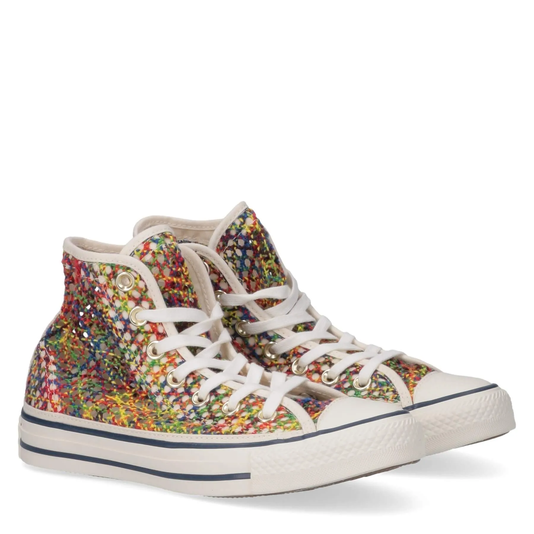 Converse Chuck Taylor All Star Ladies Multicolor Canvas Knit Sneakers ecco Shoes