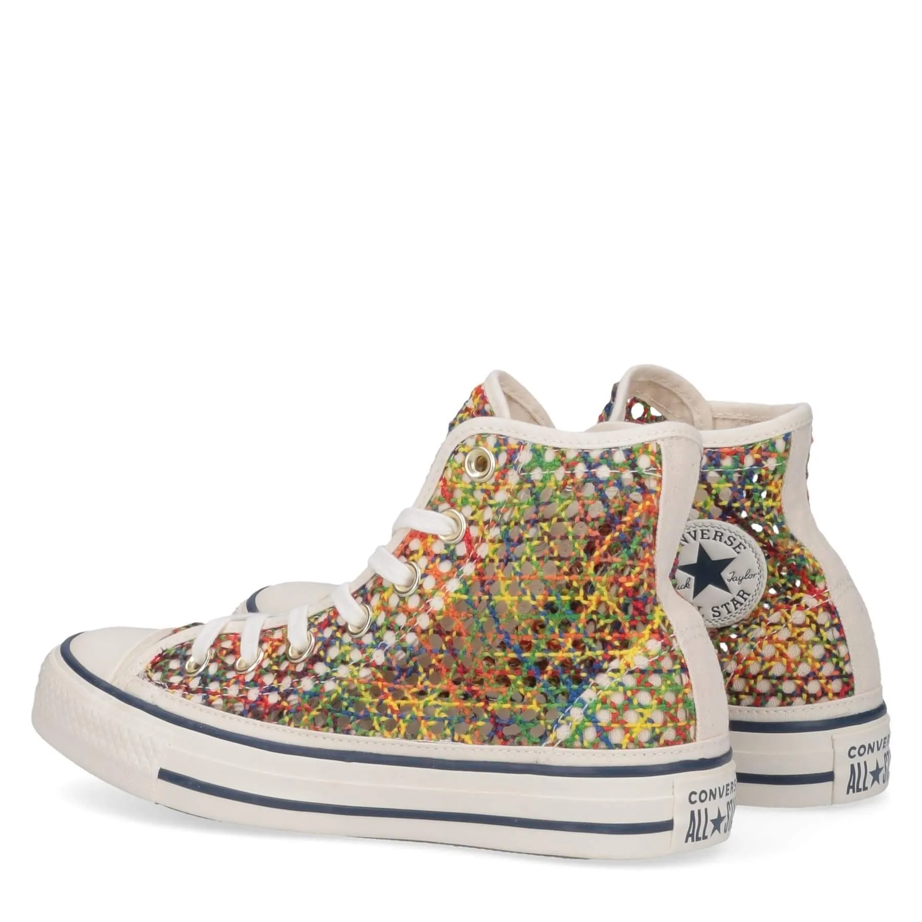 Converse Chuck Taylor All Star Ladies Multicolor Canvas Knit Sneakers ecco Shoes