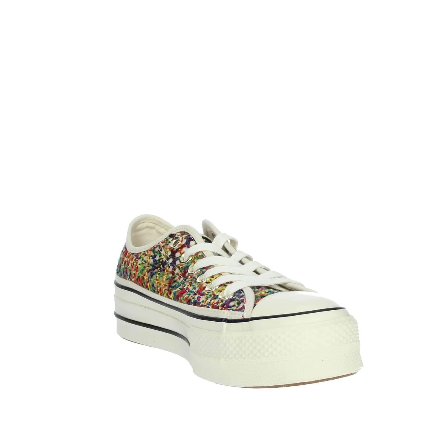 Converse Chuck Taylor All Star Ladies Multicolor Platform Sneakers ecco Shoes