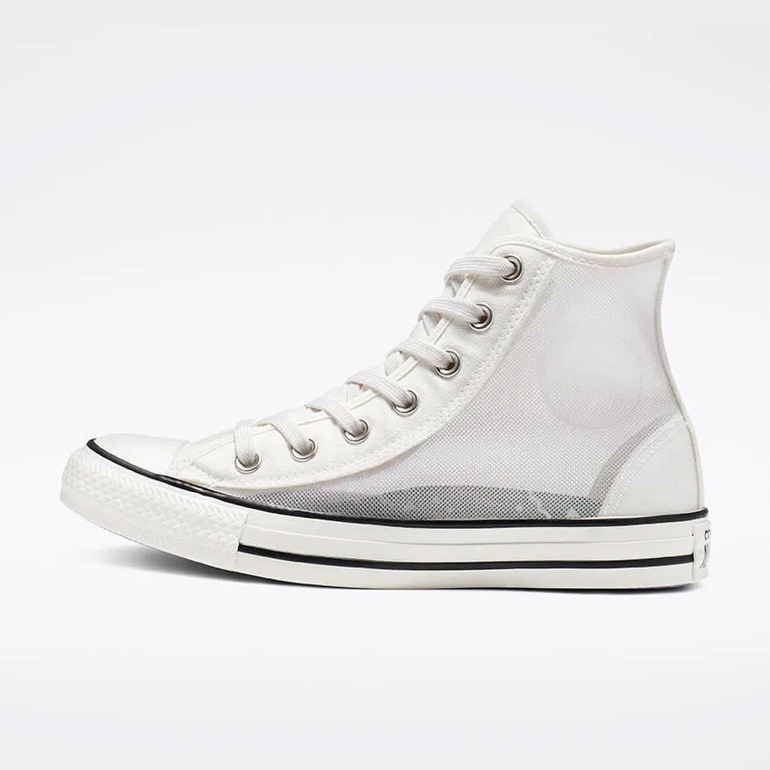 Converse Chuck Taylor All Star Ladies See Thru White High Sneakers ecco Shoes