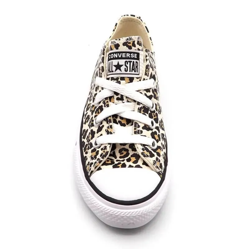 Converse Chuck Taylor All Star OX Kids' Leopard Low Top Sneakers ecco Shoes