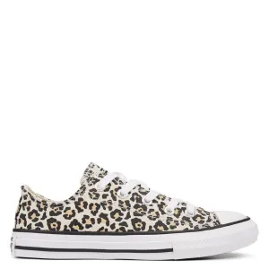 Converse Chuck Taylor All Star OX Kids' Leopard Low Top Sneakers ecco Shoes