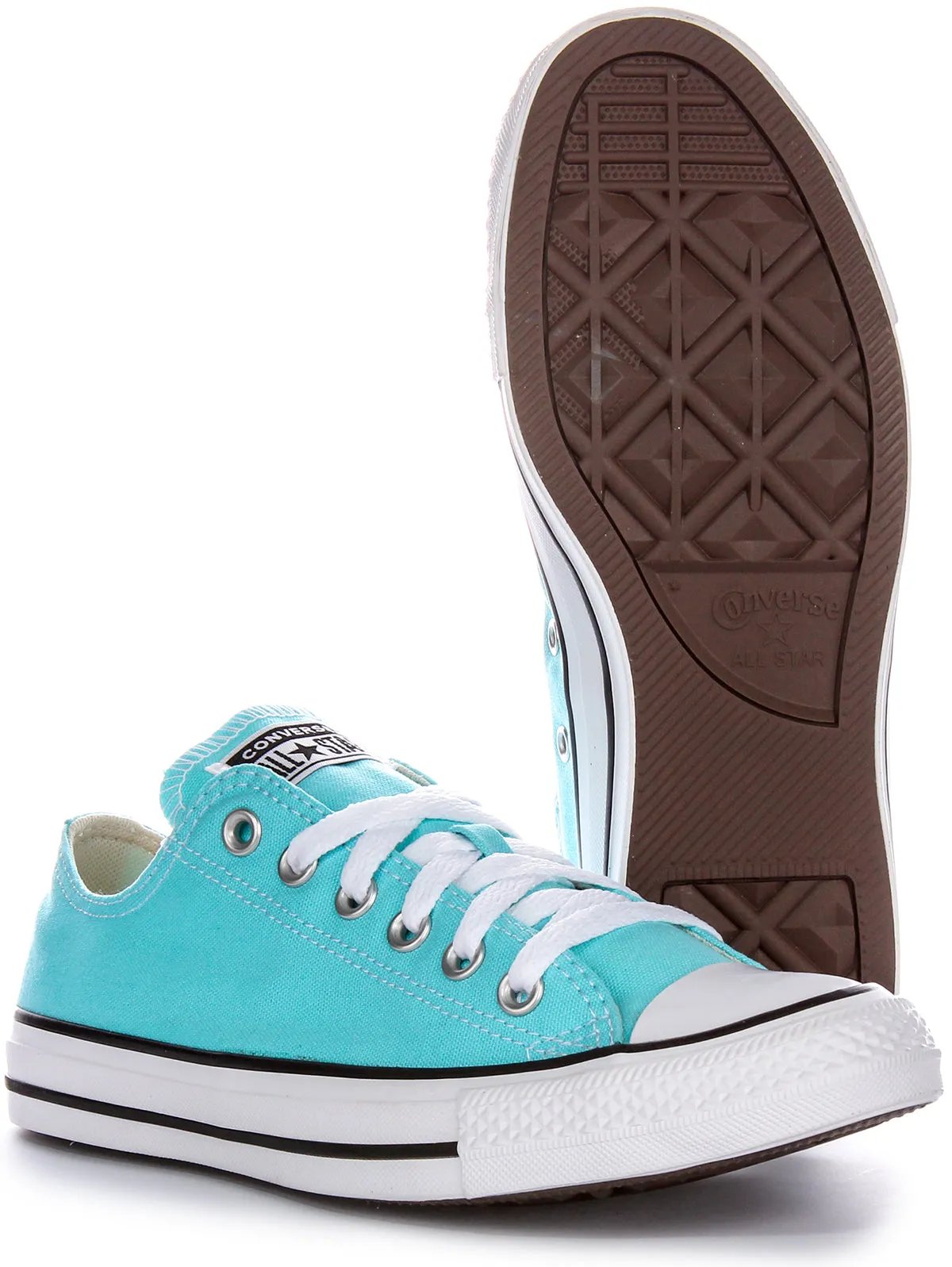 Converse CT All Star Ox A06566C In Turquoise Blue Shoes Converse