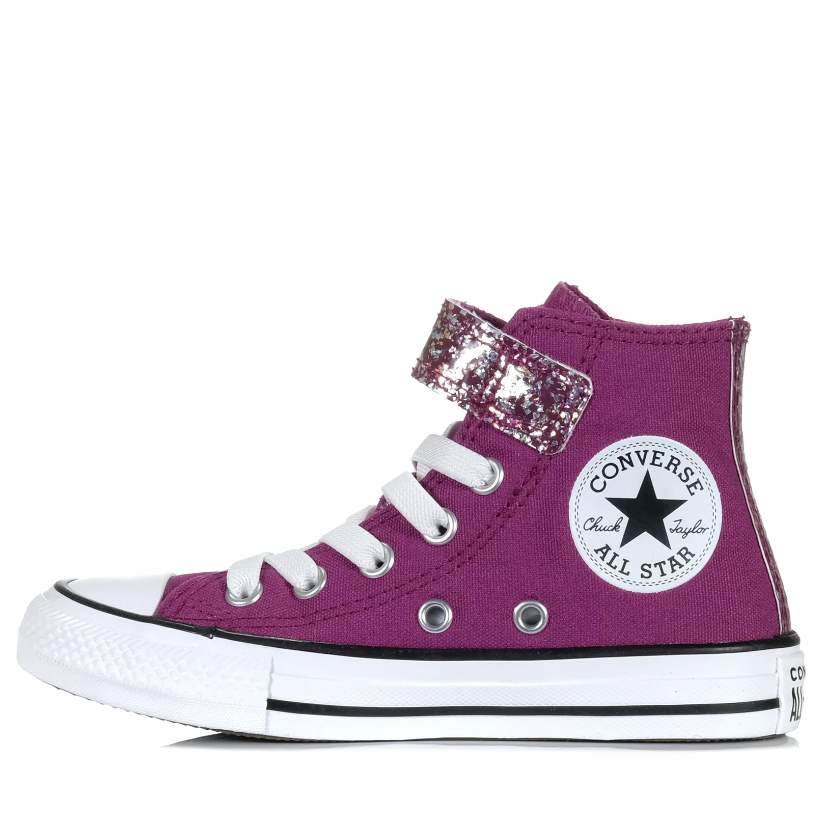 Converse Shoes Converse Chuck Taylor Kids Shinefetti 1V Hi Quantum Violet