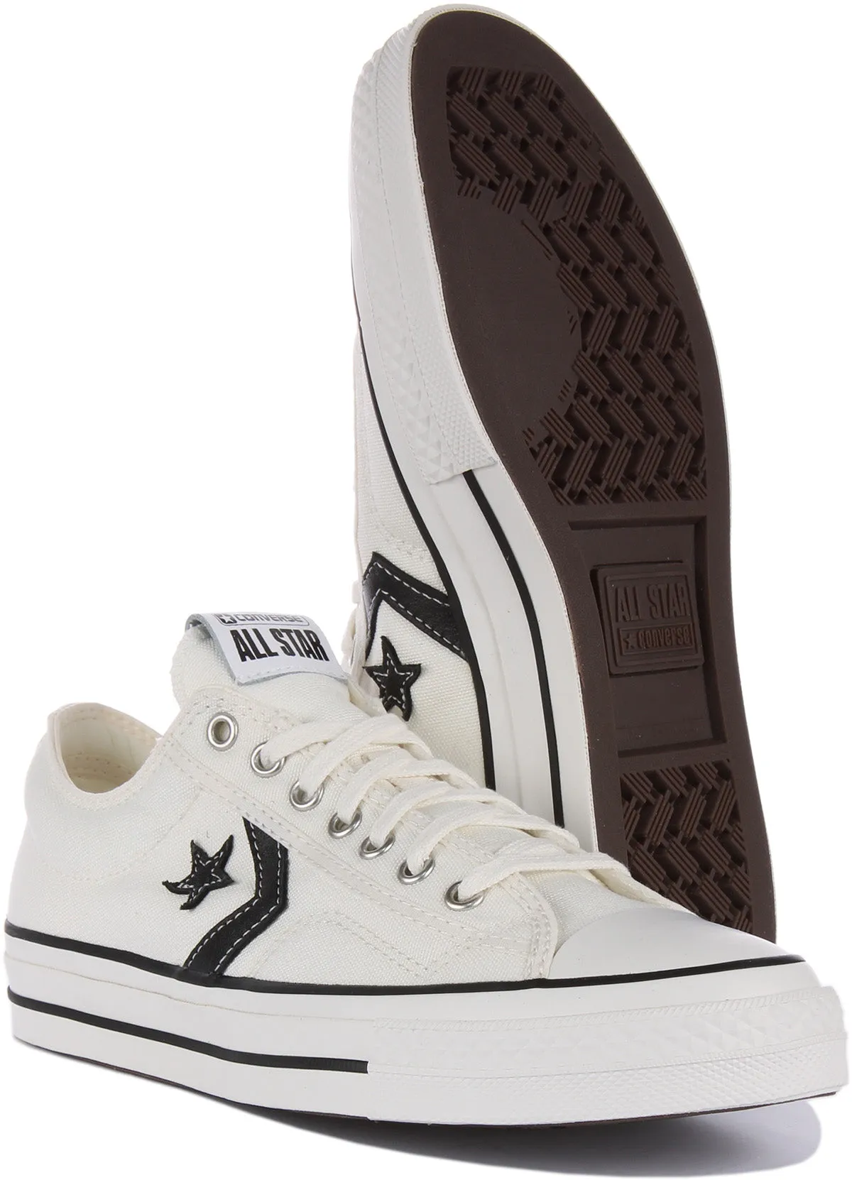 Converse Star Player 76 A01608C In White Black Shoes Converse