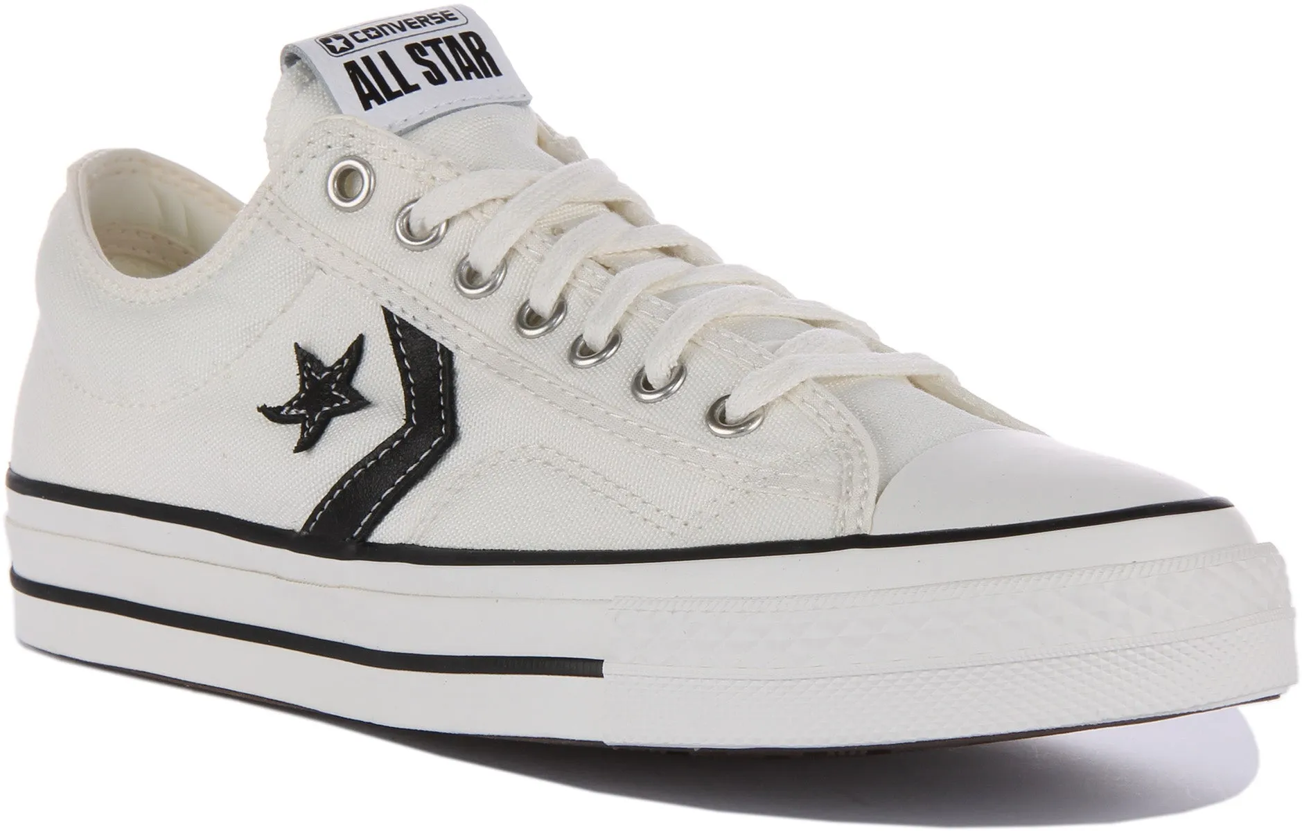 Converse Star Player 76 A01608C In White Black Shoes Converse