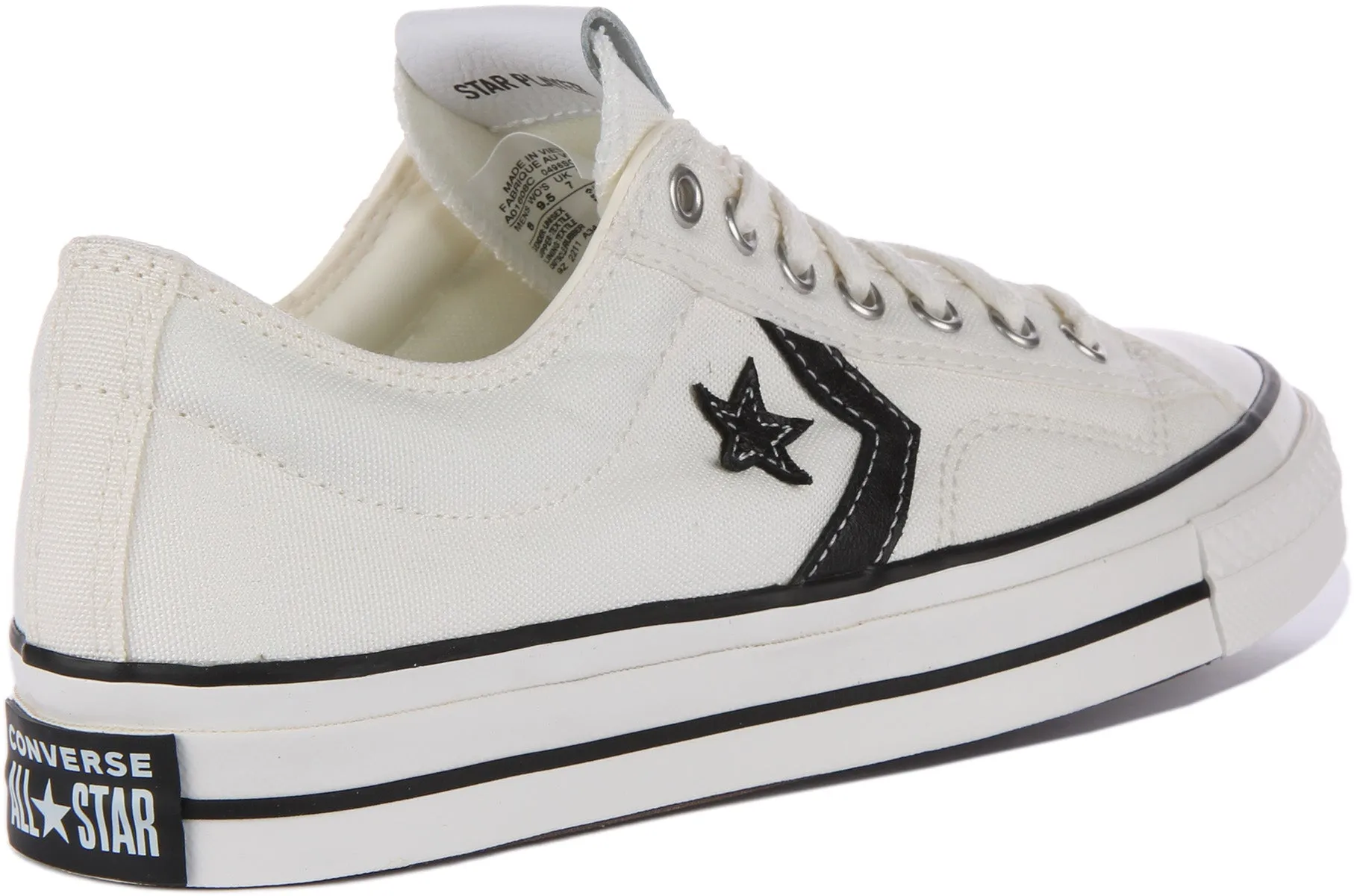 Converse Star Player 76 A01608C In White Black Shoes Converse