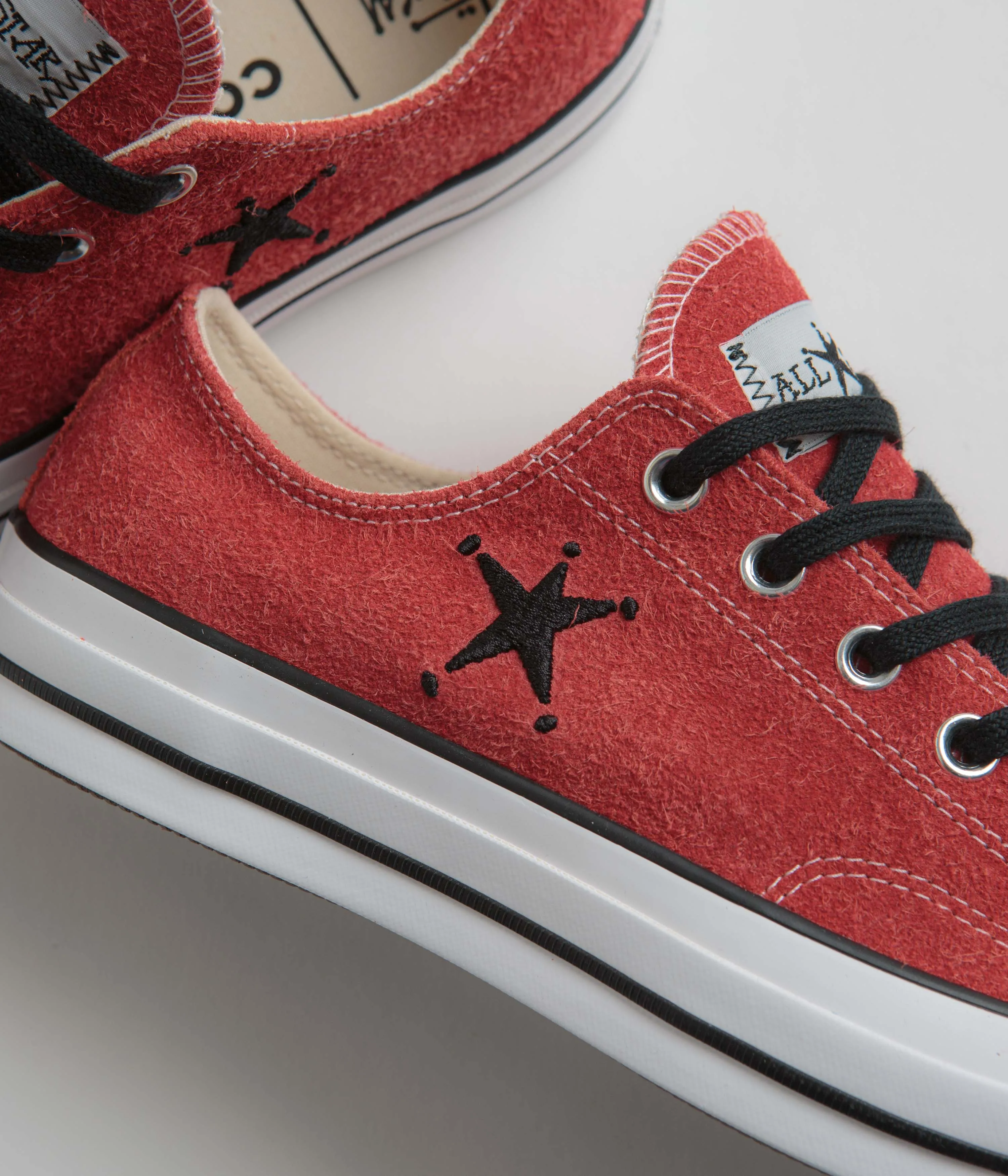Converse x Stussy Chuck 70 Ox Shoes - Poppy Red Converse Shoes