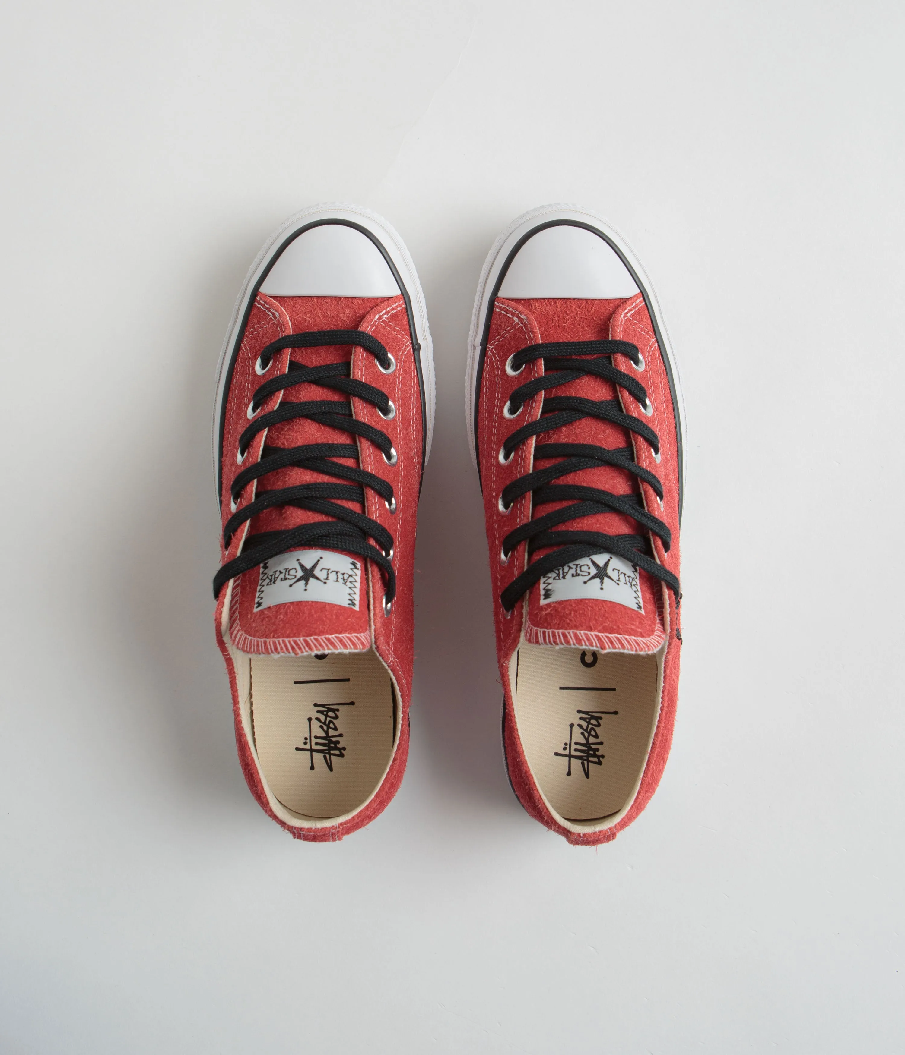 Converse x Stussy Chuck 70 Ox Shoes - Poppy Red Converse Shoes