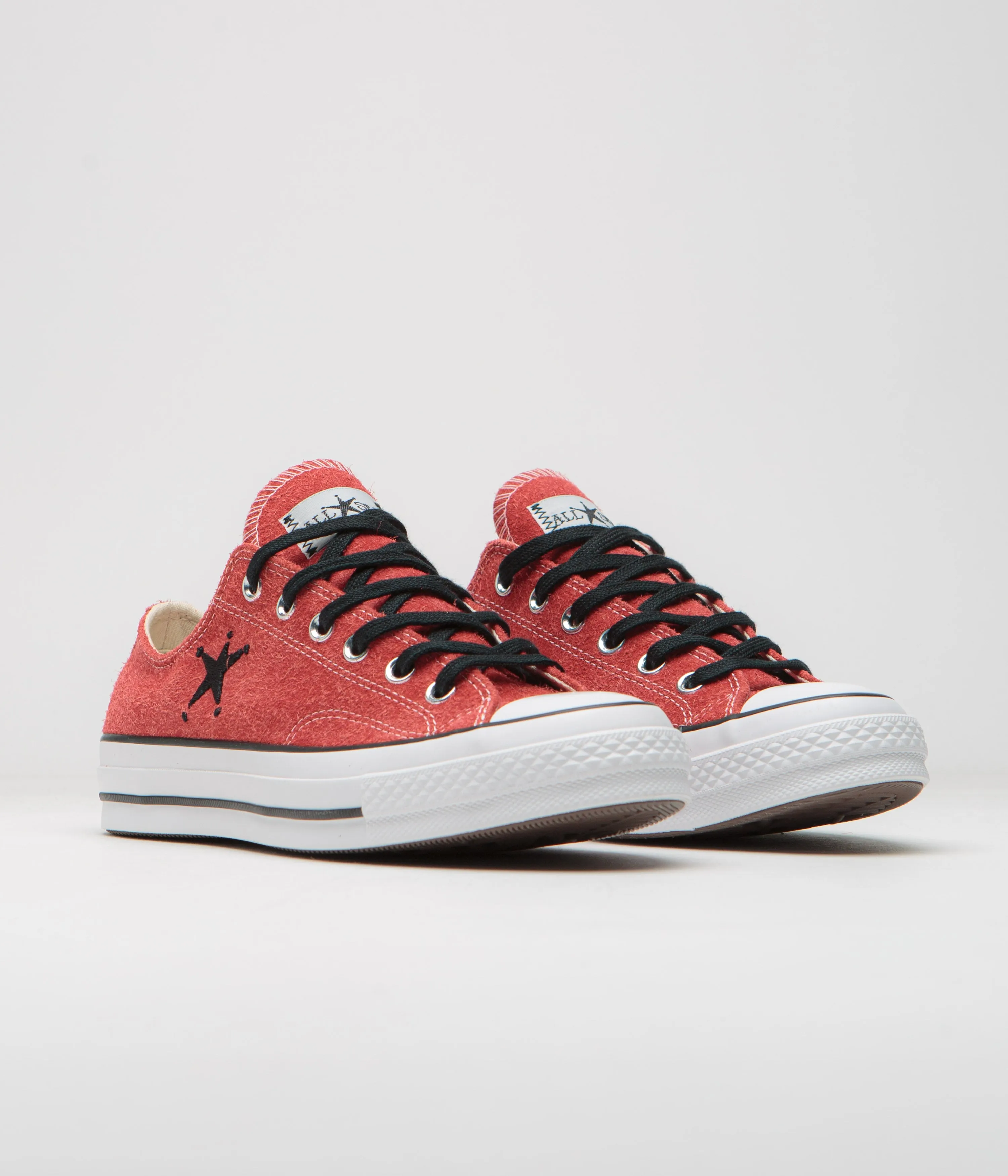 Converse x Stussy Chuck 70 Ox Shoes - Poppy Red Converse Shoes