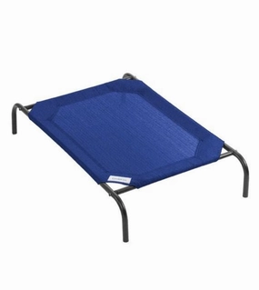 Coolaroo Elevated Knitted Fabric Cat & Dog Bed (Aquatic Blue) dog bed,pet blanket