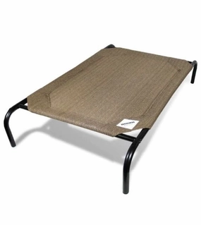 Coolaroo Elevated Knitted Fabric Cat & Dog Bed (Nutmeg) dog bed,pet blanket