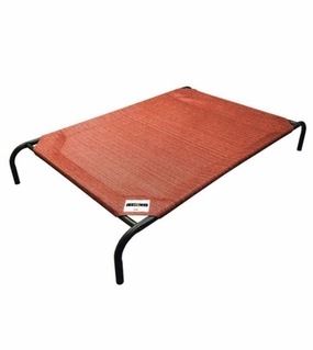 Coolaroo Elevated Knitted Fabric Cat & Dog Bed (Terracotta) dog bed,pet blanket