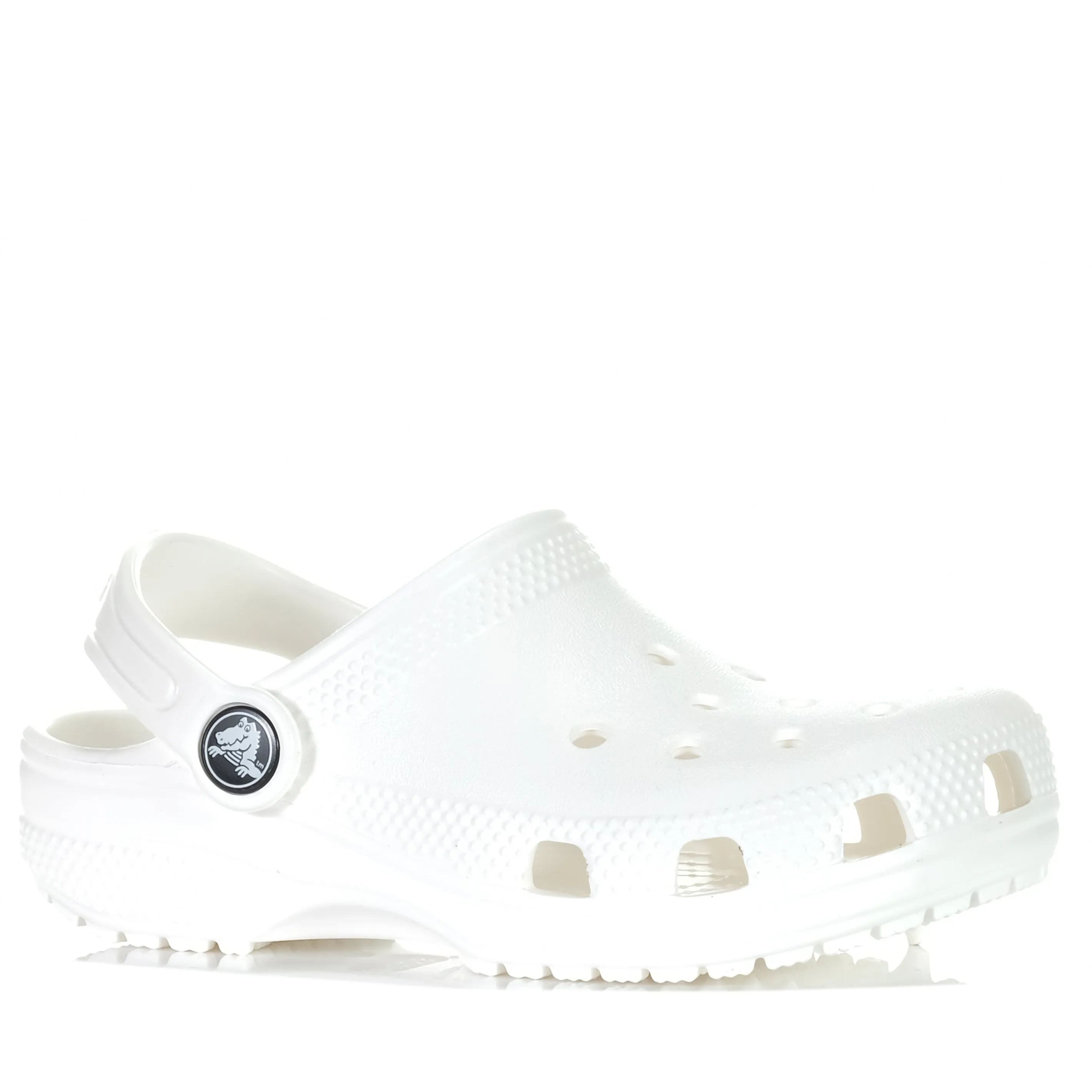 Crocs Kids Classic Clog White Shoes_Crocs
