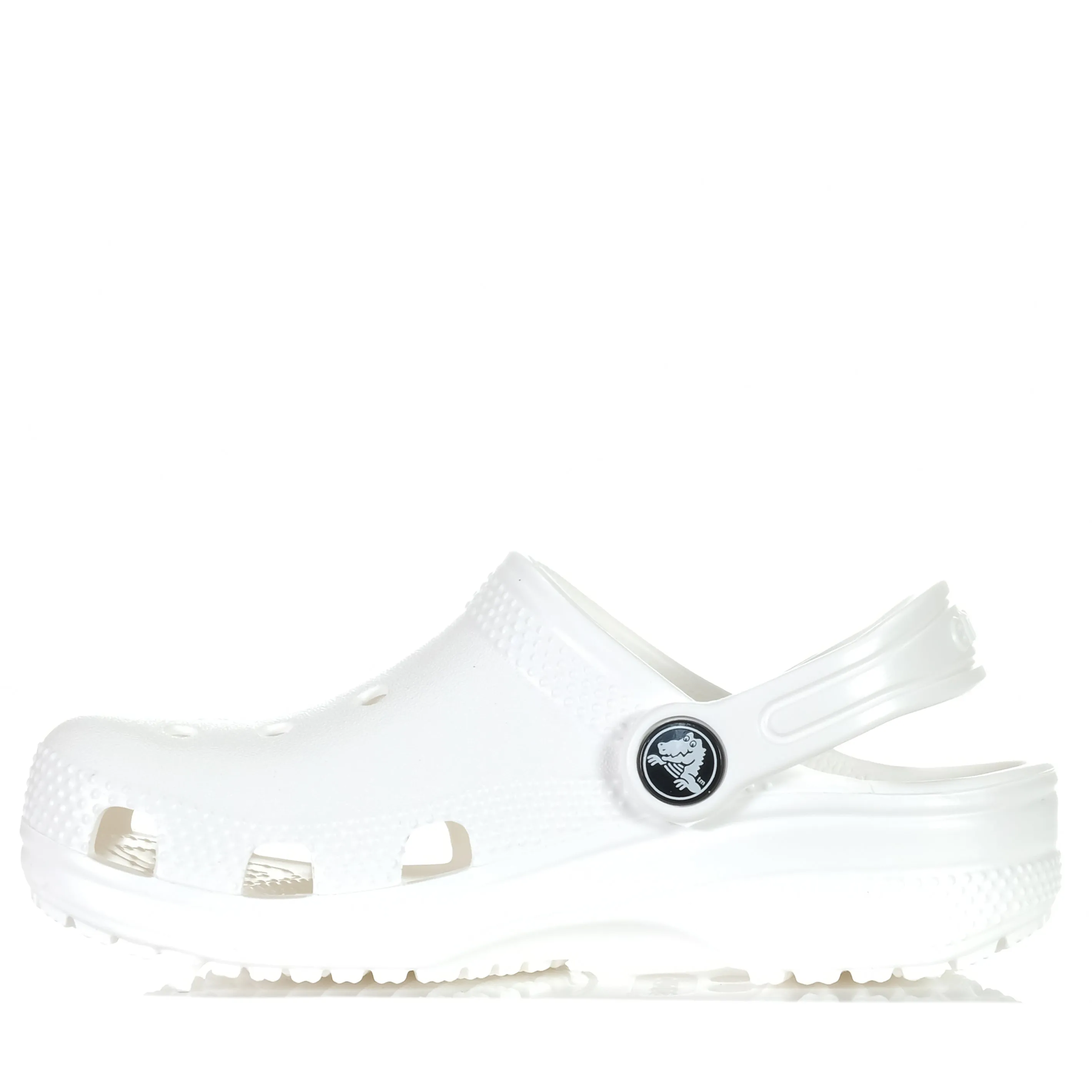 Crocs Kids Classic Clog White Shoes_Crocs