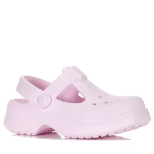 Crocs Kids Classic Mary Jane Clog Pink Milk Shoes_Crocs