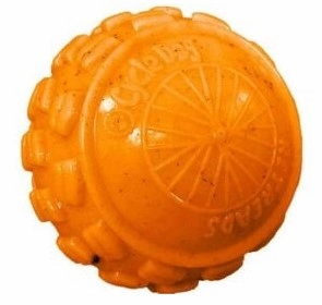 Cycle Dog High Roller Dog Ball - Orange - fetch toy,dog ball