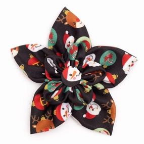 Deck The Halls Dog Collar Flower dog collar accessory,collar decor