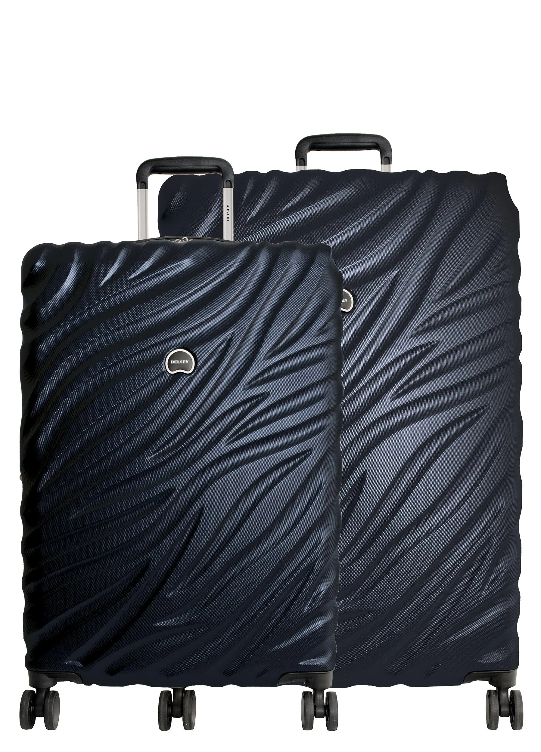 DELSEY Paris Alexis Lightweight Set 2 Piece, Double Wheel Hardshell Suitcases, Expandable Spinner Suitcase with TSA Lock and Carry On Bags Delsey-Paris
