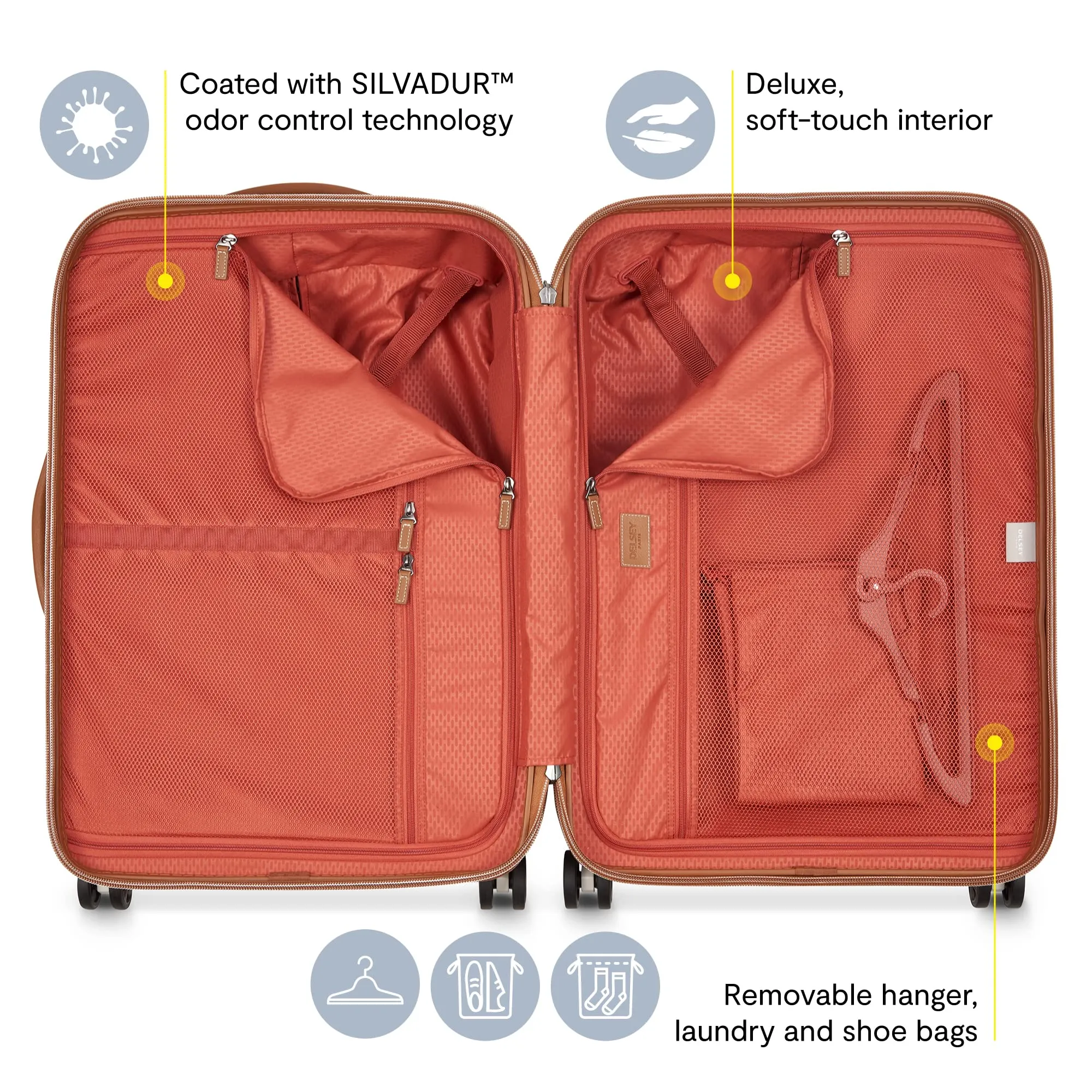 DELSEY Paris Chatelet Air 2.0 Hardside Luggage with Spinner Wheels Bags Delsey-Paris