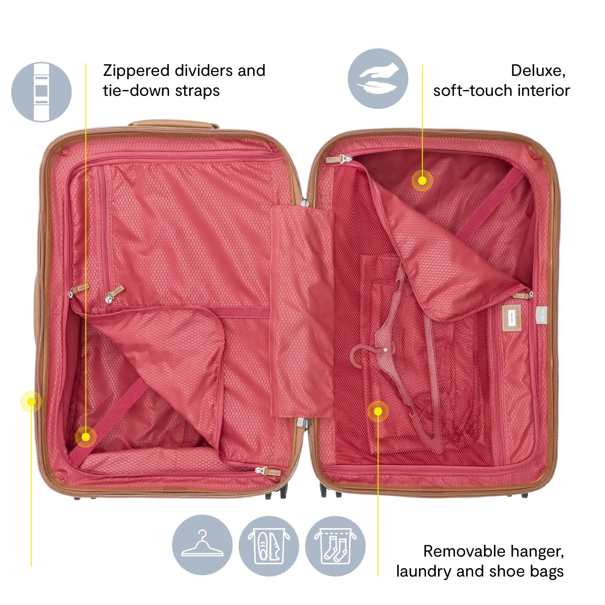 DELSEY Paris Chatelet Air 2.0 Hardside Luggage with Spinner Wheels Bags Delsey-Paris