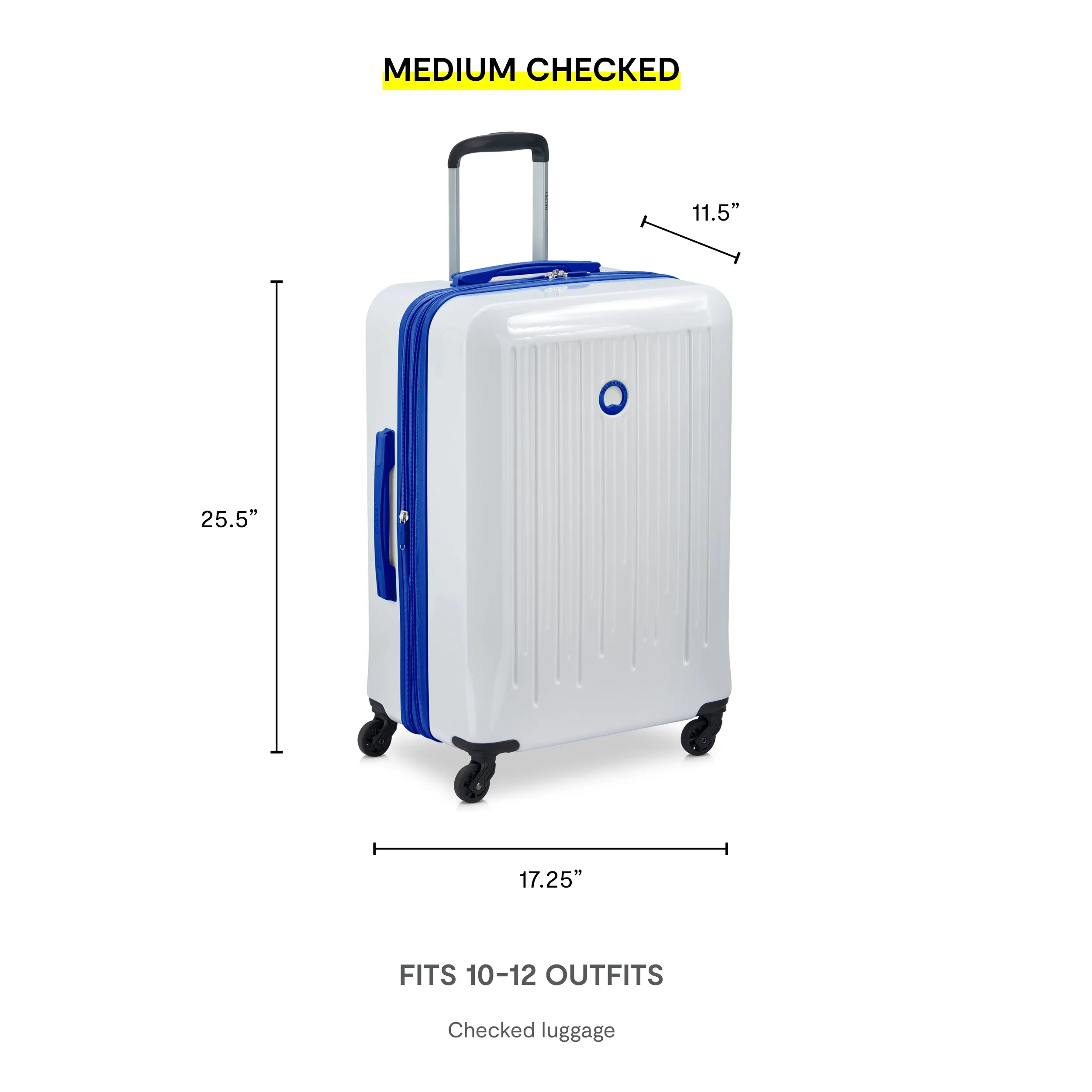 Delsey Paris Christine Hardside Expandable Luggage with Spinner Wheels (2 Piece Set (20/24)) Bags Delsey-Paris
