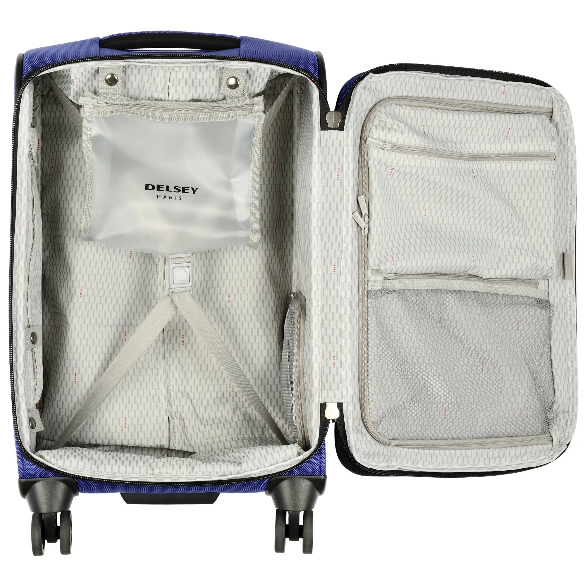 DELSEY Paris Cruise Softside 21" 4-Wheel Carry-On Luggage Bags Delsey-Paris