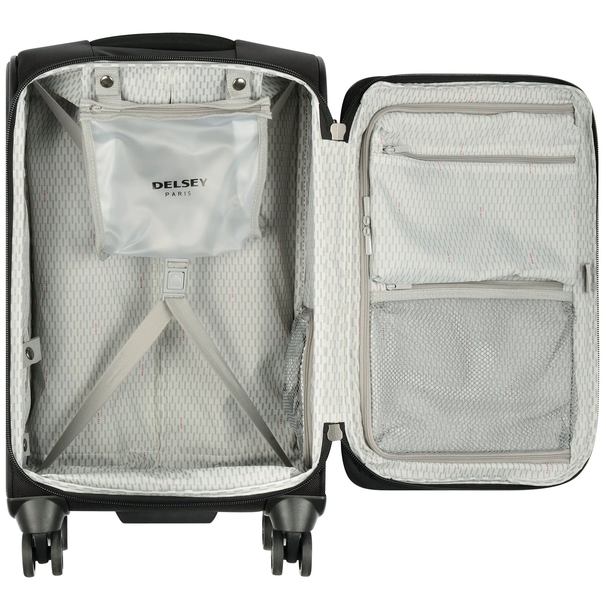 DELSEY Paris Cruise Softside 21" 4-Wheel Carry-On Luggage Bags Delsey-Paris