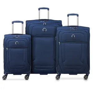 Delsey Paris Helium DLX Softside 3 Pc Expandable Luggage with Spinner Wheels Bags Delsey-Paris