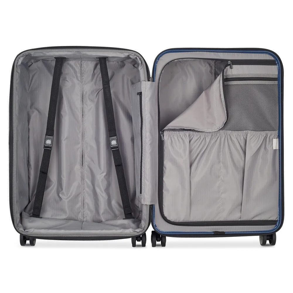 DELSEY Paris Helium Titanium 25" 4-Wheel Medium Luggage Bags Delsey-Paris