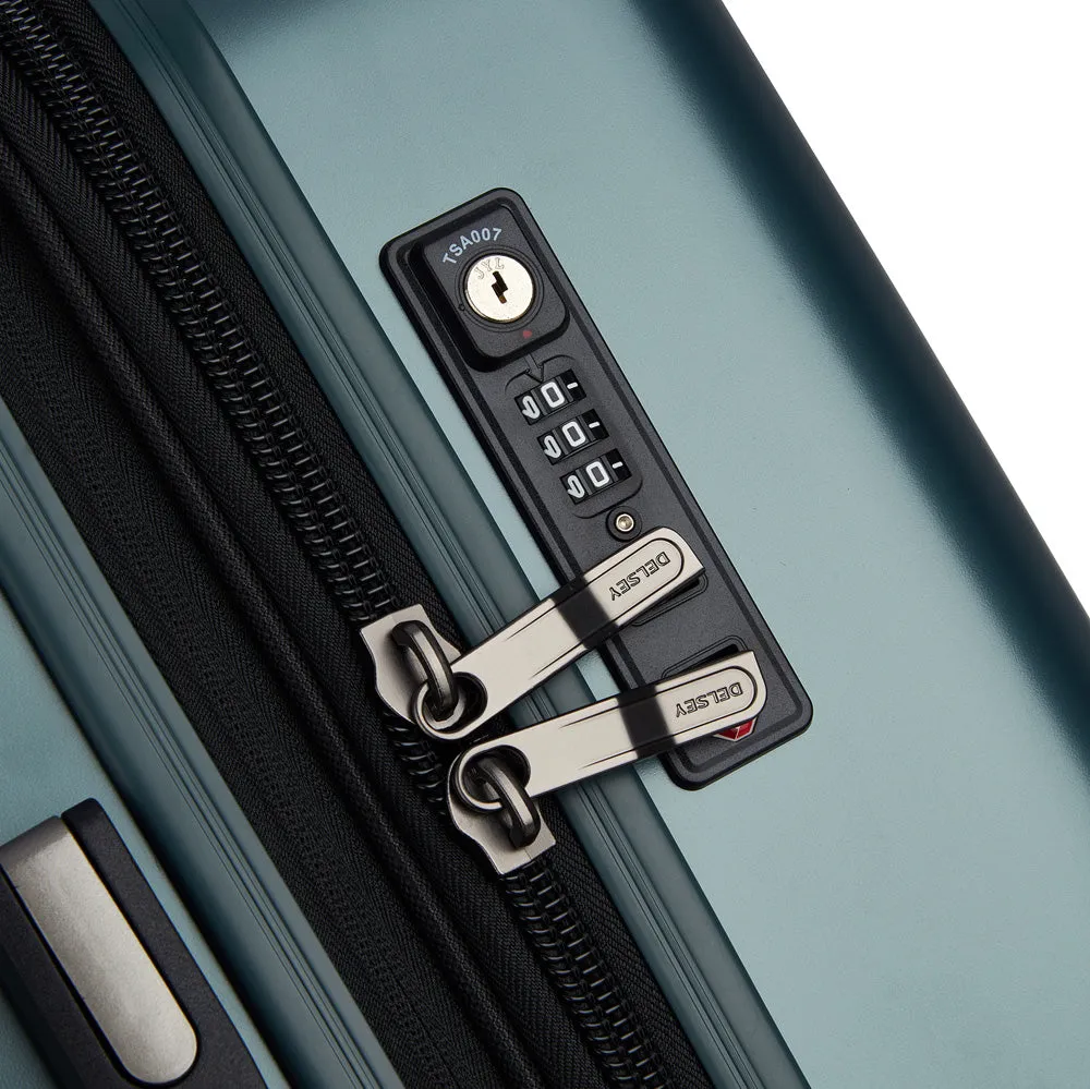 DELSEY Paris Helium Titanium 25" 4-Wheel Medium Luggage Bags Delsey-Paris