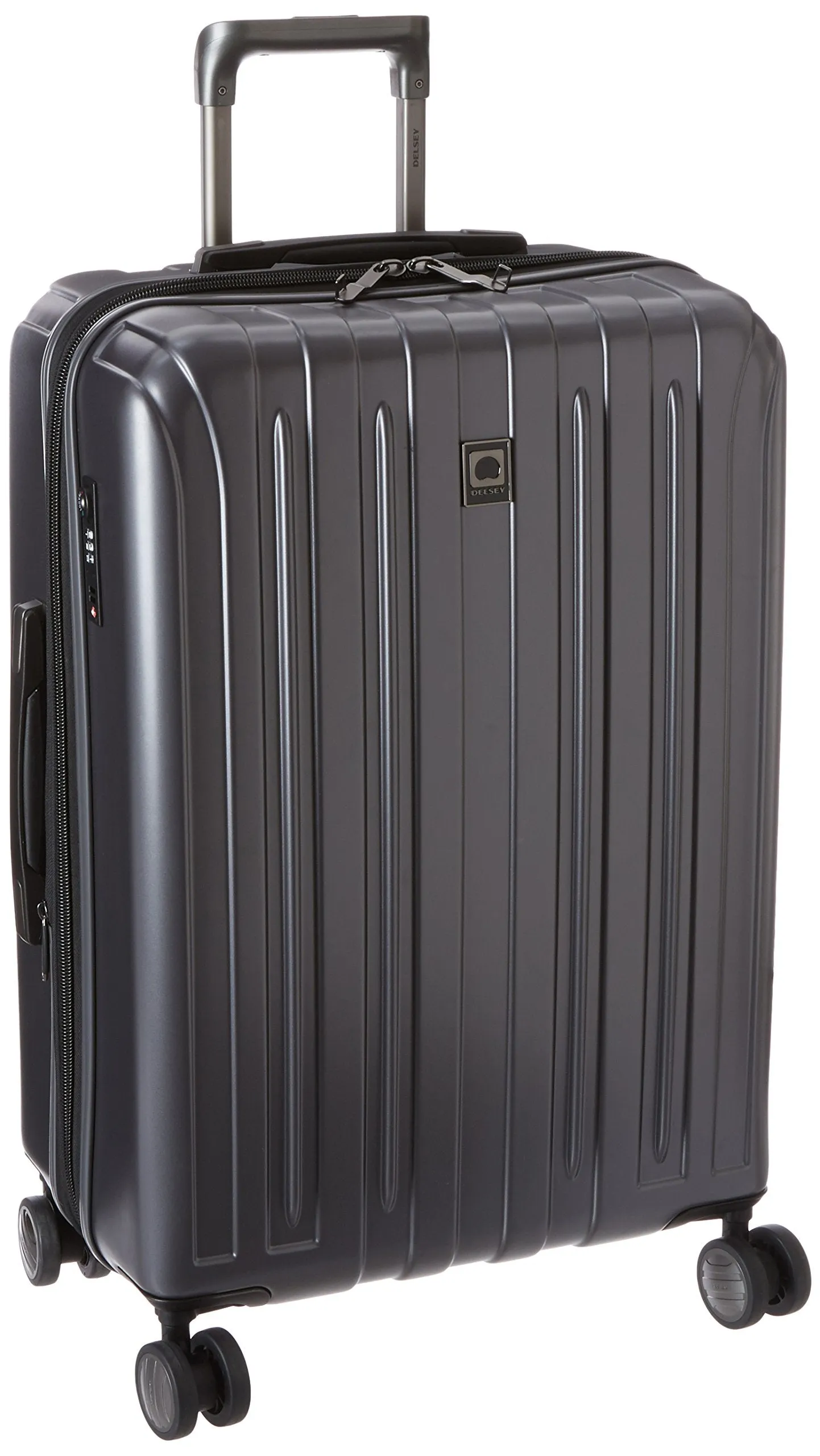 DELSEY Paris Helium Titanium 25" 4-Wheel Medium Luggage Bags Delsey-Paris