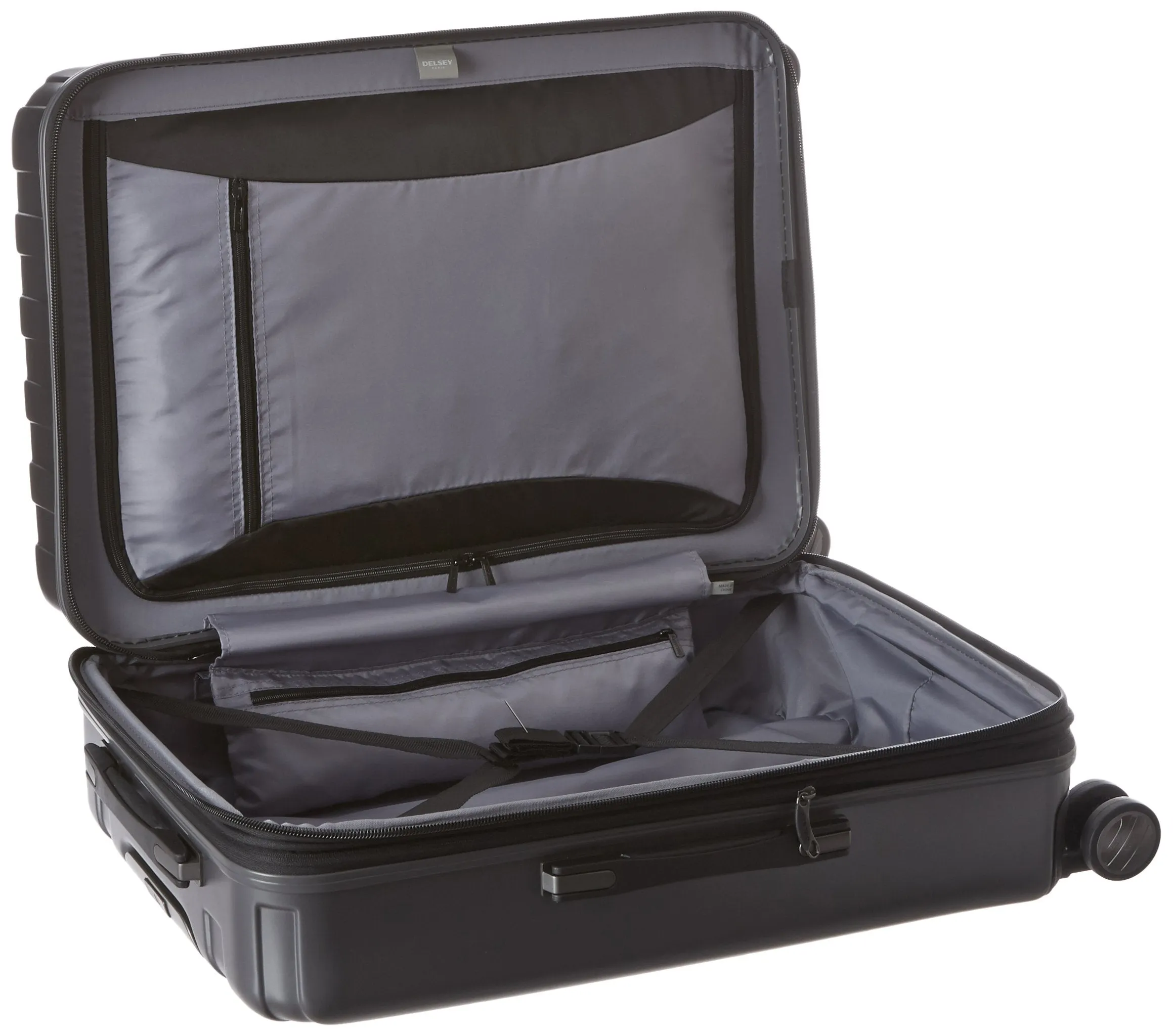 DELSEY Paris Helium Titanium 25" 4-Wheel Medium Luggage Bags Delsey-Paris