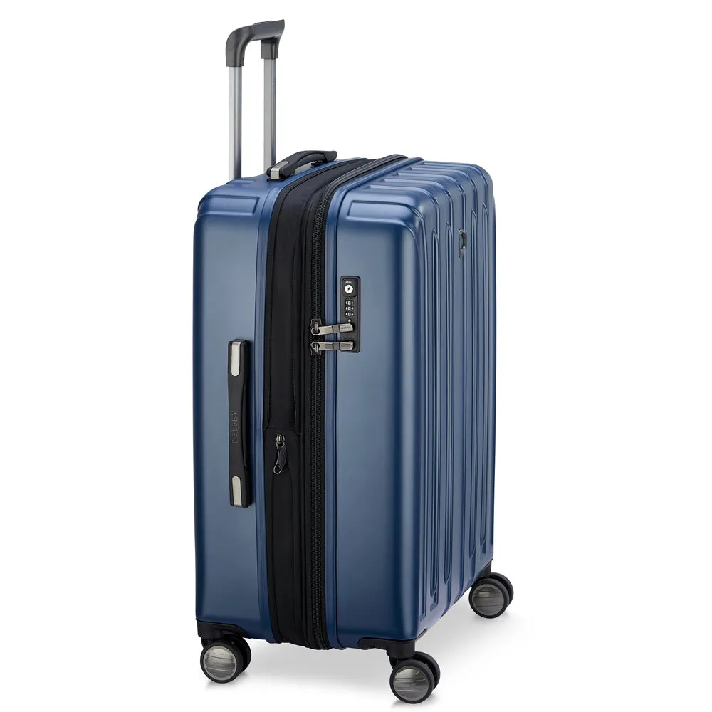 DELSEY Paris Helium Titanium 25" 4-Wheel Medium Luggage Bags Delsey-Paris