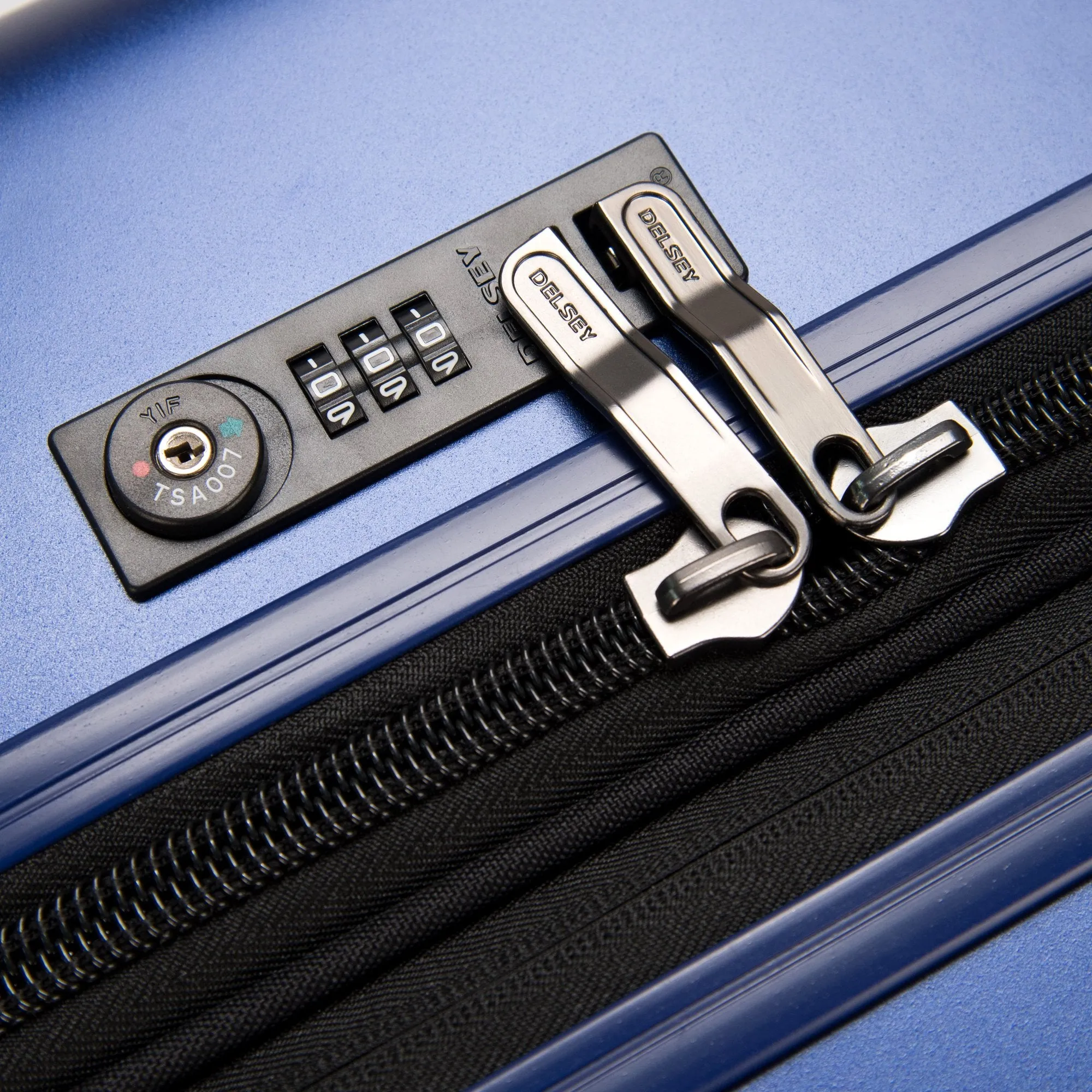 DELSEY Paris Helium Titanium 25" 4-Wheel Medium Luggage Bags Delsey-Paris