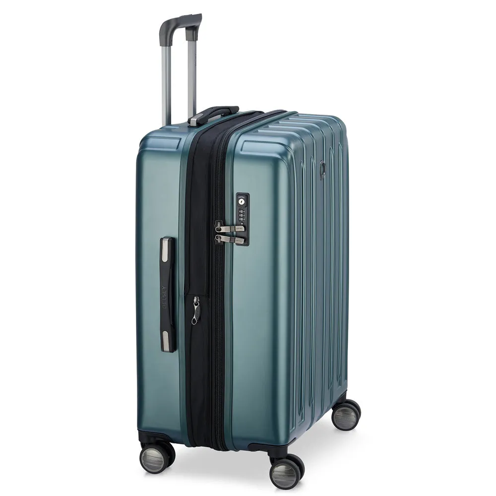DELSEY Paris Helium Titanium 25" 4-Wheel Medium Luggage Bags Delsey-Paris