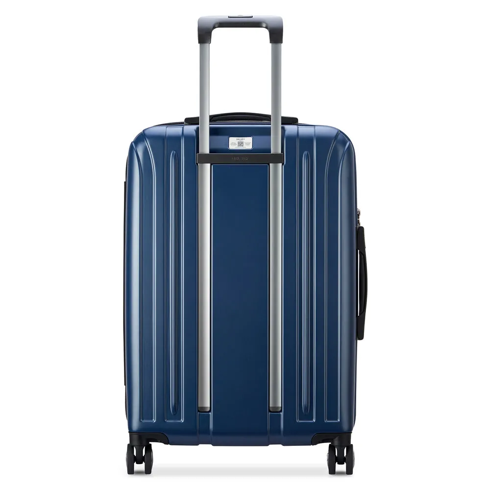 DELSEY Paris Helium Titanium 25" 4-Wheel Medium Luggage Bags Delsey-Paris