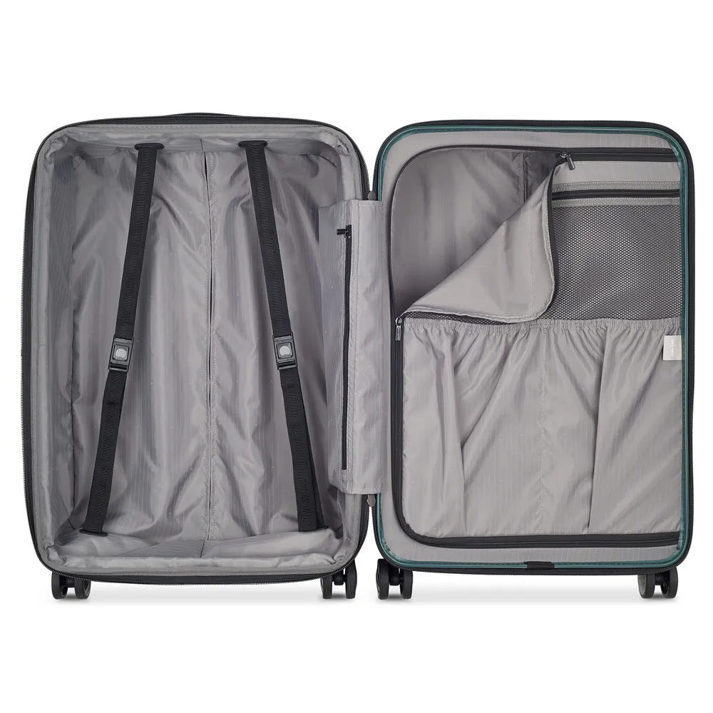 DELSEY Paris Helium Titanium 25" 4-Wheel Medium Luggage Bags Delsey-Paris