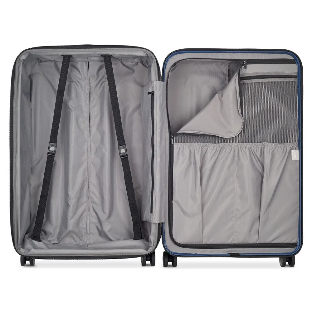 DELSEY Paris Helium Titanium 29" 4-Wheel Large Luggage Bags Delsey-Paris
